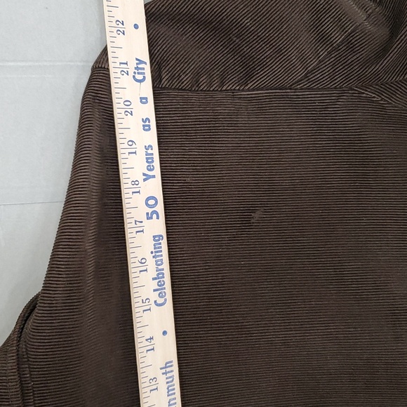 J. Crew Factory sport coat men's XL navy blue corduroy western blazer - Picture 8 of 11